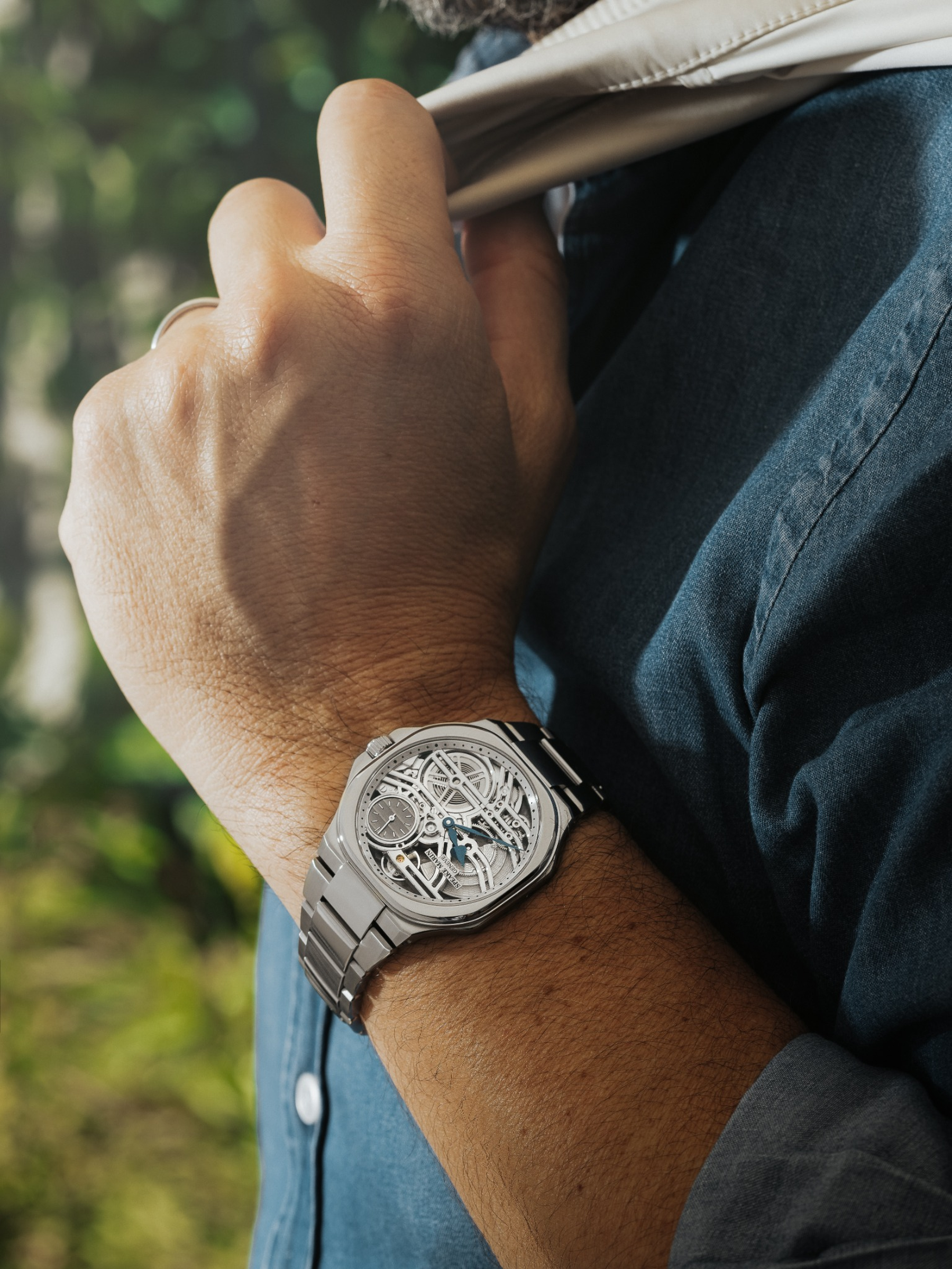 Speake-Marin Ripples Skeleton klokke 40,3mm stål