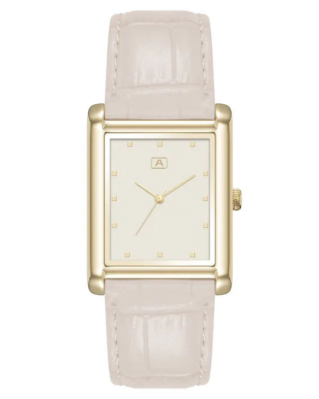 Armitron Graham 32mm klokke gull/krem lær