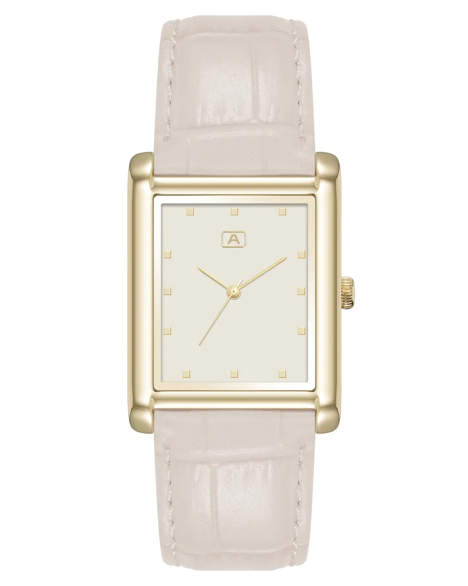 Armitron Graham 32mm klokke gull/krem lær