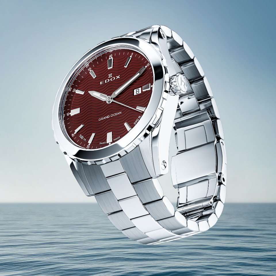 Edox Date herreklokke med datovisning