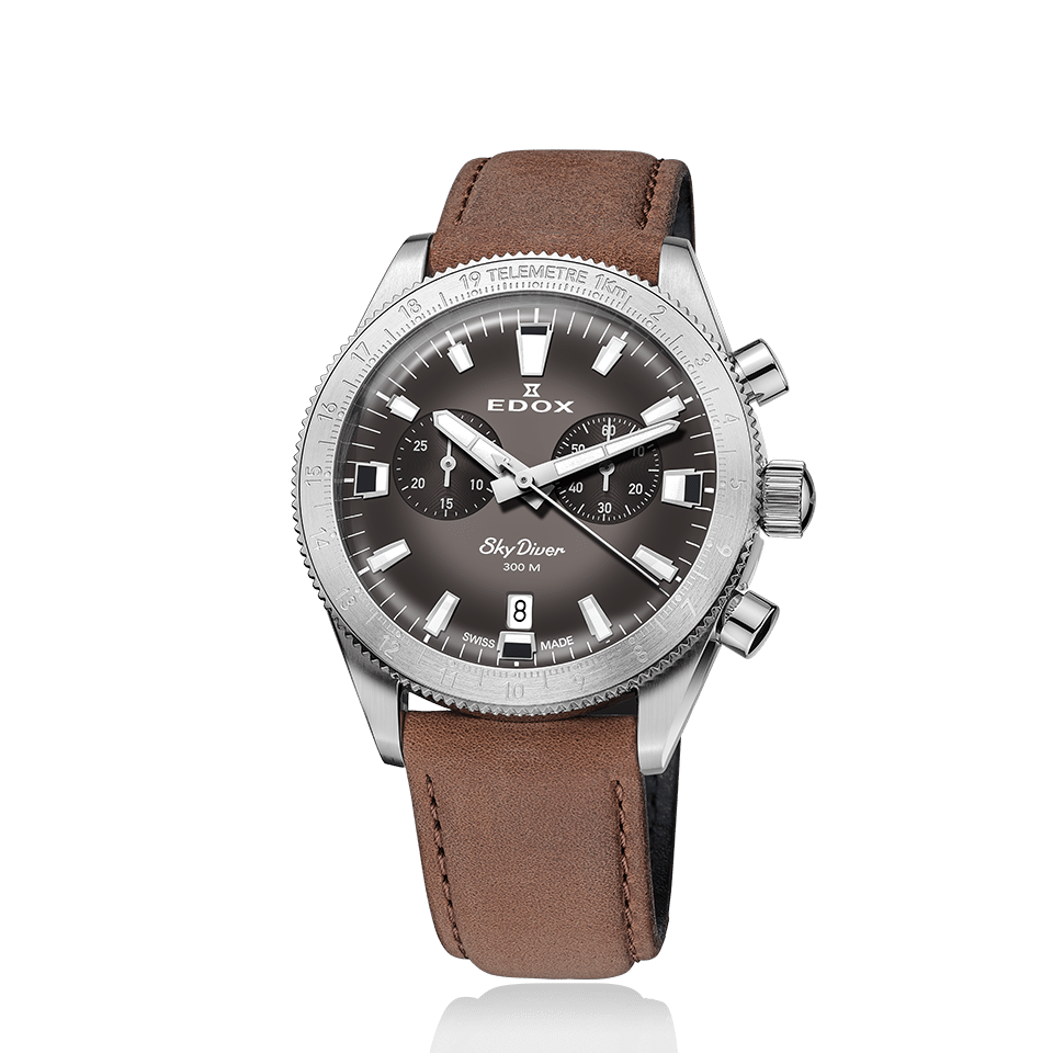 Edox Chronograph herreklokke kronograf