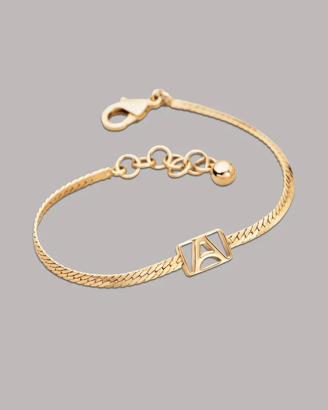 Armitron Herringbone armbånd gull med logo