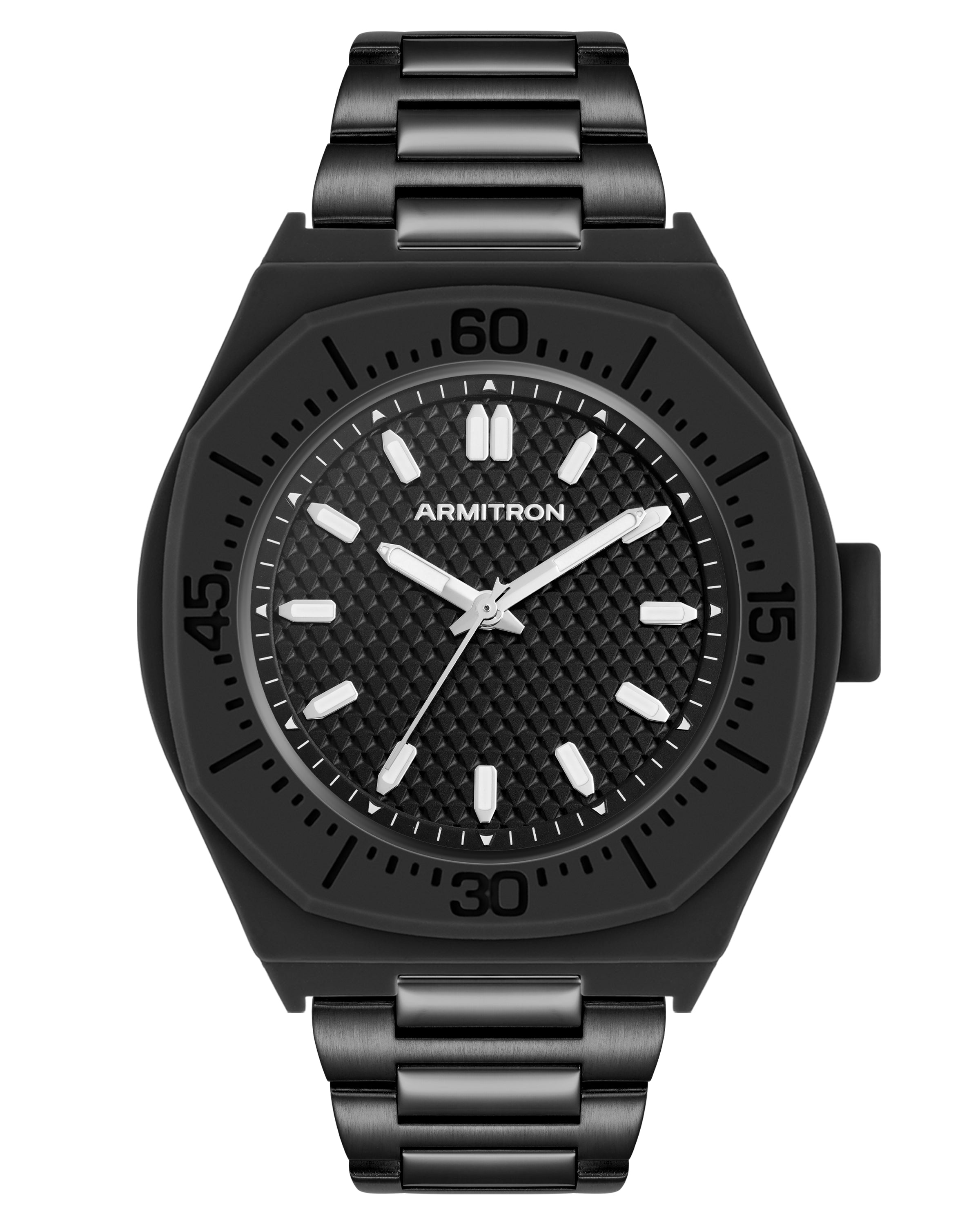 Armitron Jack 44mm herreklokke svart honeycomb