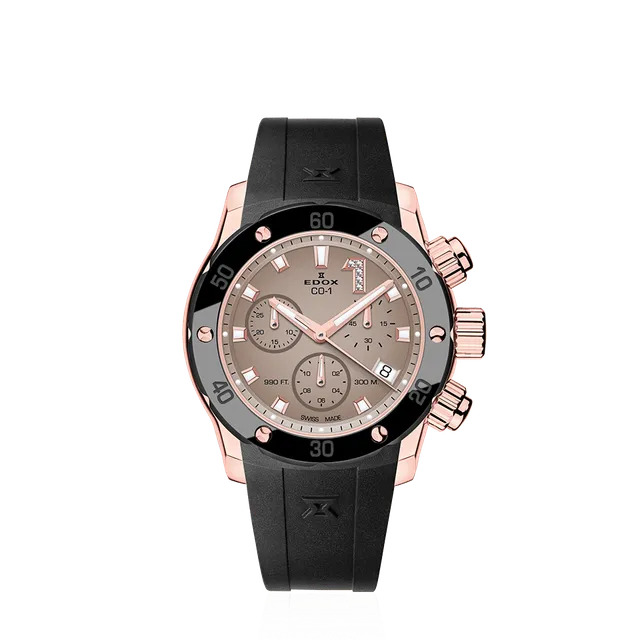 Edox Chronolady dameklokke elegant