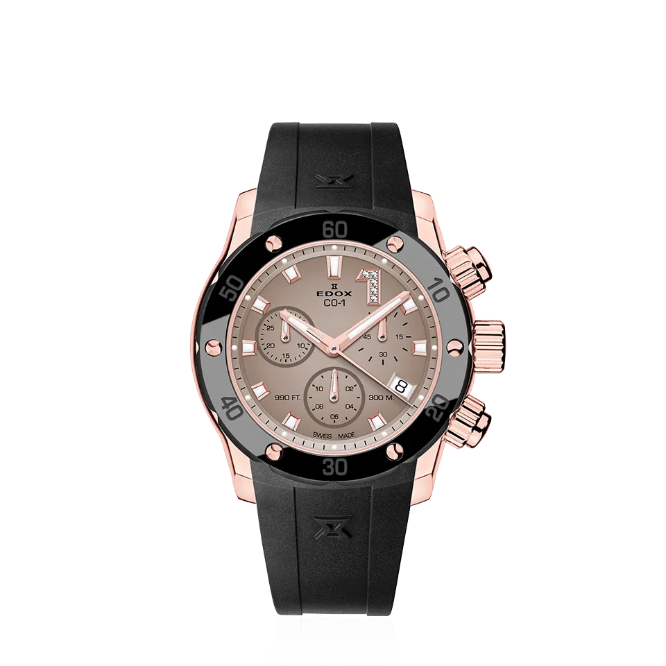 Edox Chronolady dameklokke elegant