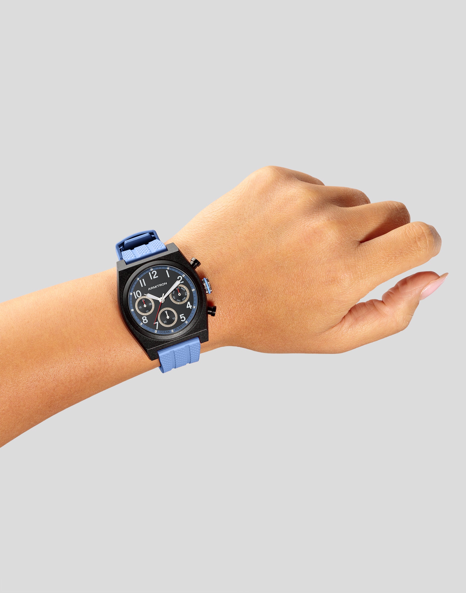 Armitron Wave 40mm klokke blå resirkulert