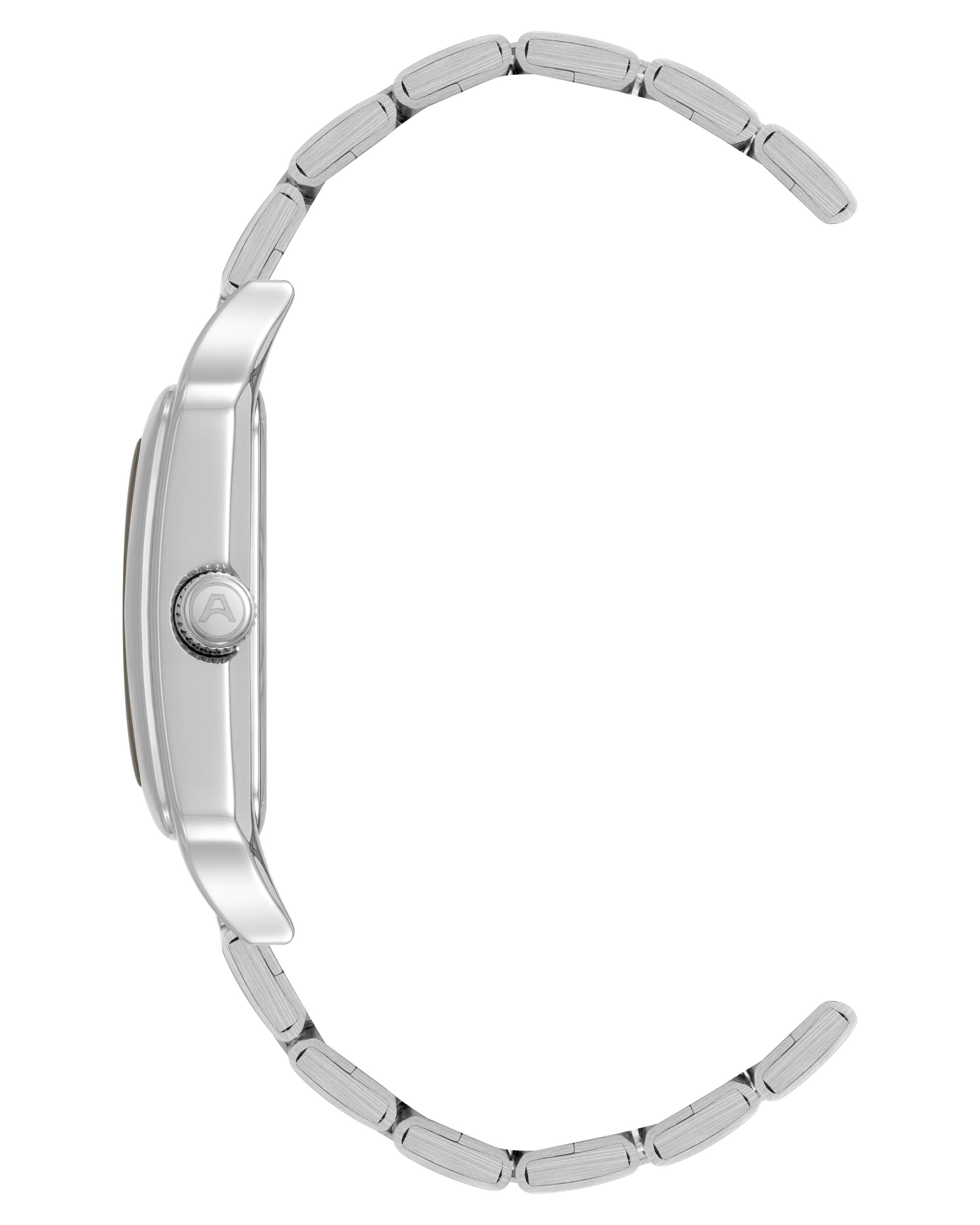 Armitron Titan 34mm klokke sølv rektangulær
