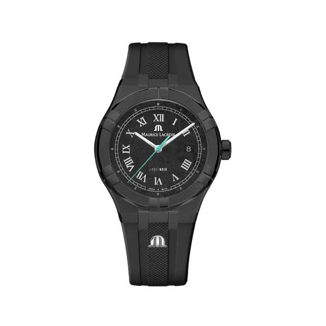 Label Noir Aikon Automatic 42MM klokke PVD gummi svart