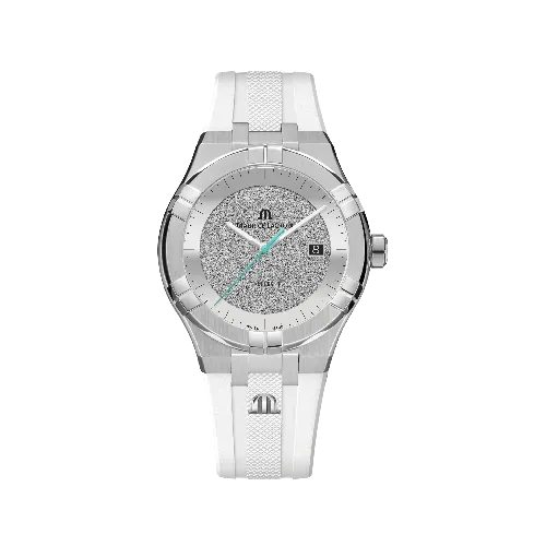 Label Noir Aikon Automatic 42MM klokke jernbane hvit