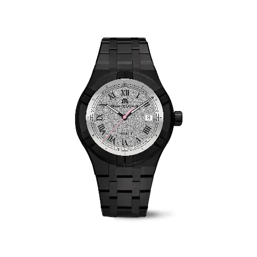 Label Noir Aikon Automatic 42MM klokke keramikk rosa sunray