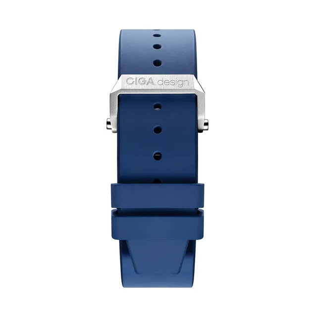 CIGA Design Blue Planet klokkerem 22 mm blå