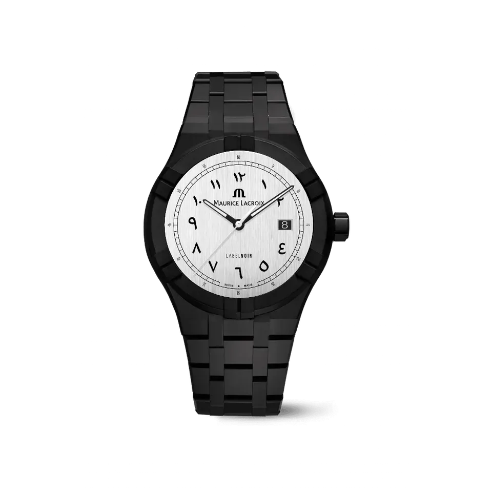 Label Noir Aikon Automatic 42MM klokke keramikk svart