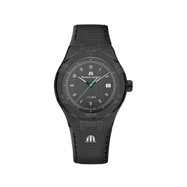 Label Noir Aikon Automatic 42MM klokke svart tekstil