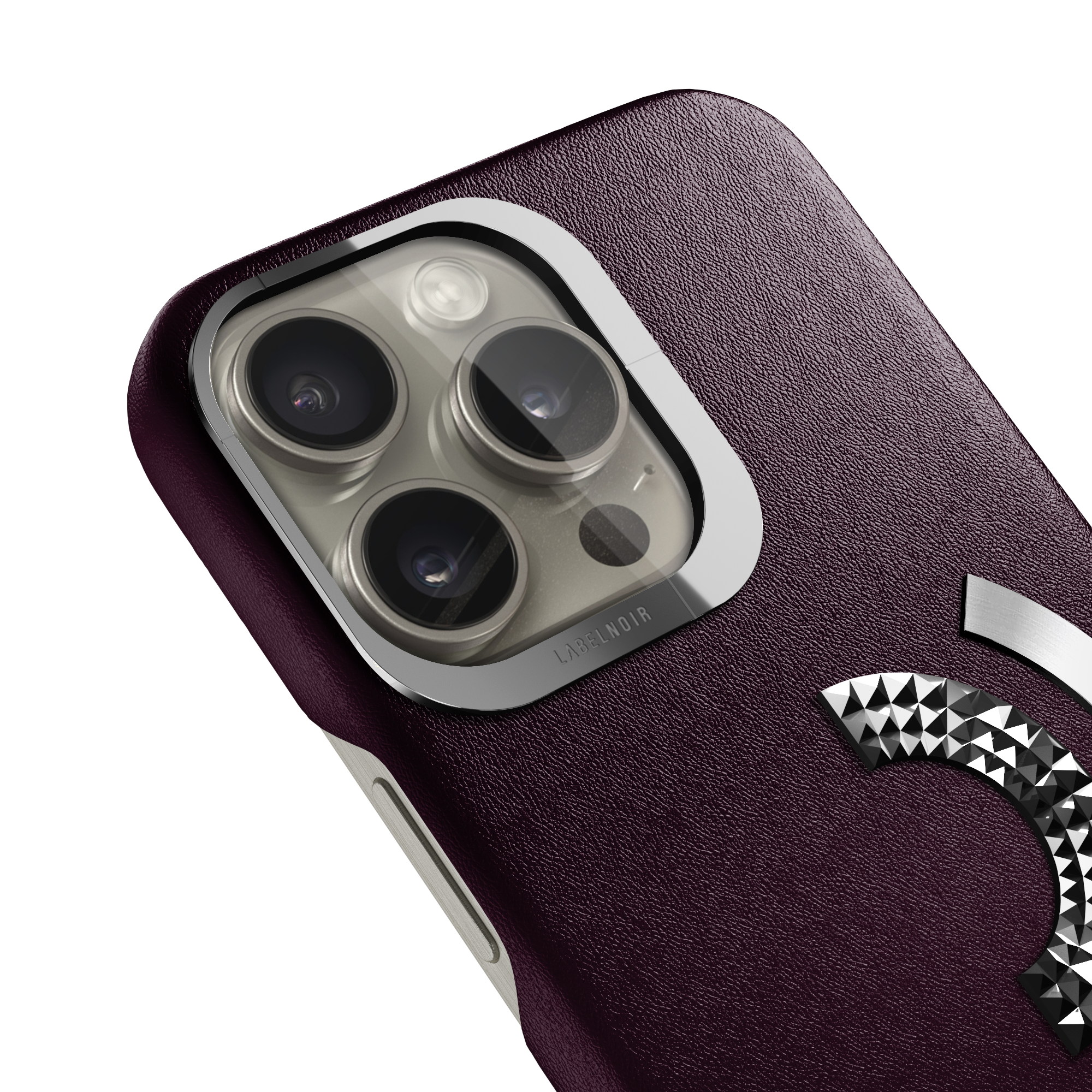 Label Noir Ornate iPhone 15 Pro Max deksel svart