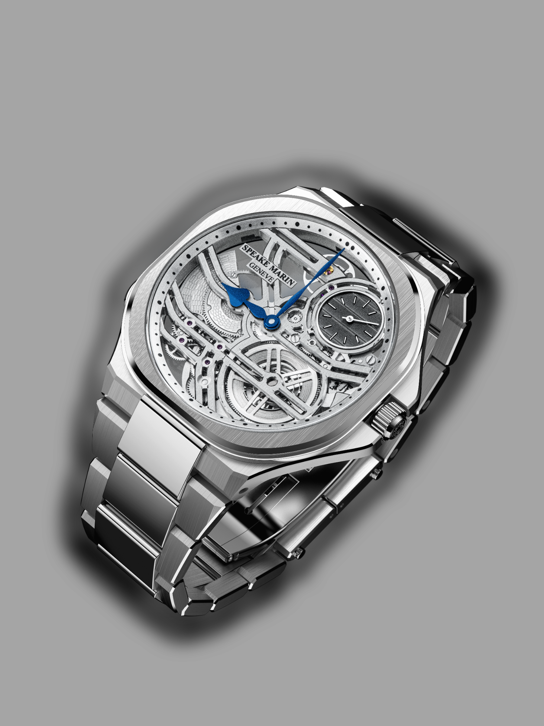 Speake-Marin Ripples Skeleton klokke 40,3mm stål