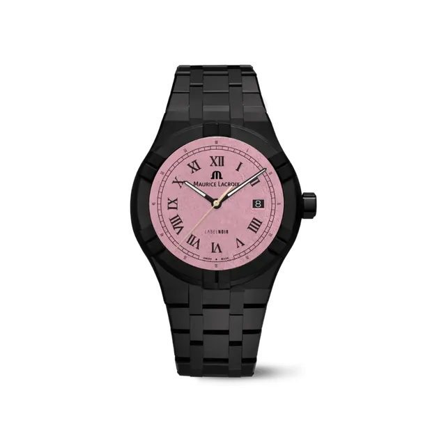 Label Noir Aikon Automatic 42MM klokke keramikk rosa