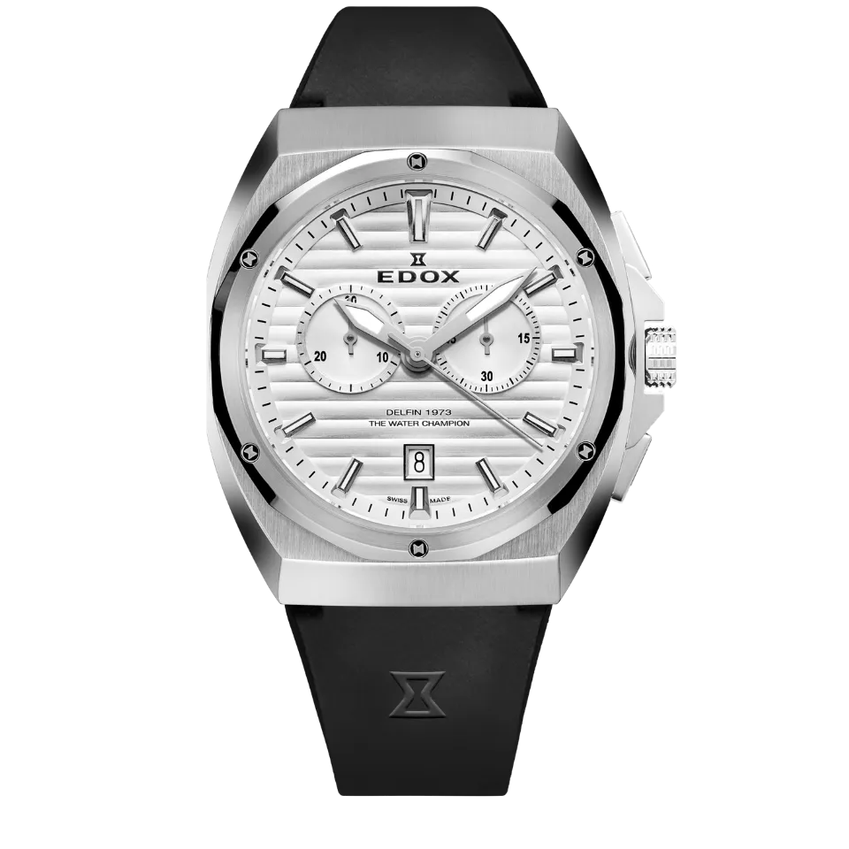 Edox 1973 Chronograph herreklokke retro kronograf