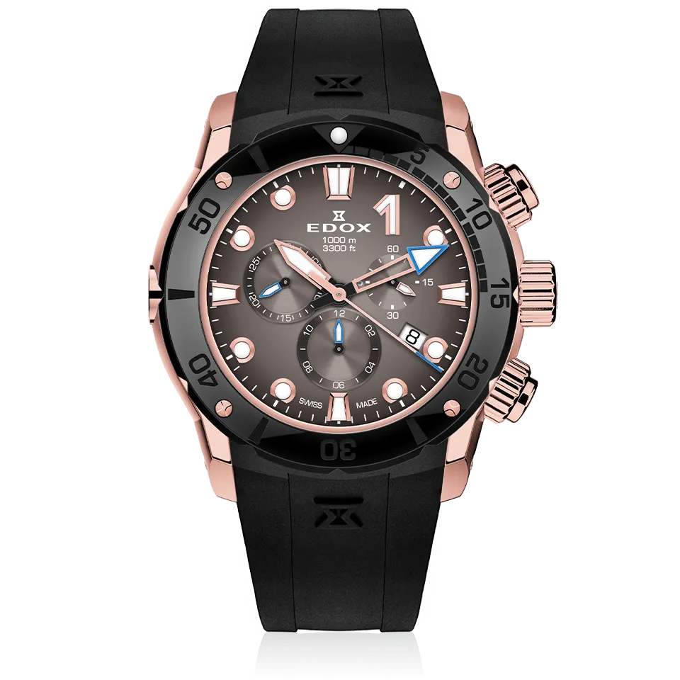 Edox CO-1 Chronograph herreklokke kronograf