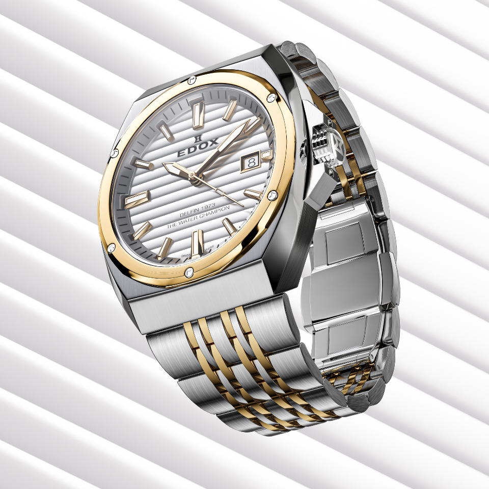Edox 1973 Date Gents herreklokke med dato