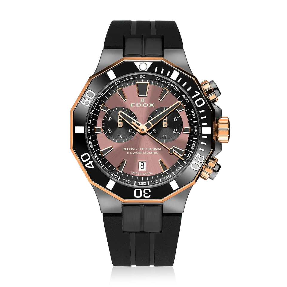 Edox DelfinChronograph klokke kronograf