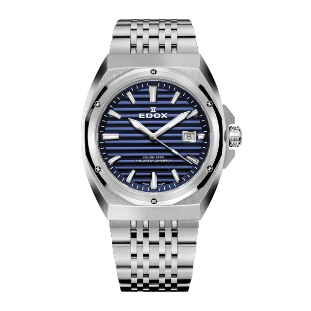 Edox 1973 Date Gents klokke til herre med dato