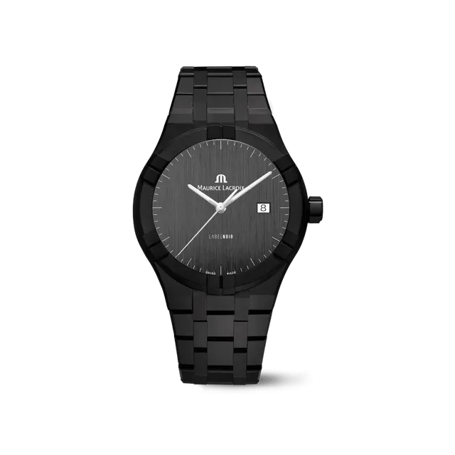 Label Noir Aikon Automatic 42MM klokke keramikk hvit skive