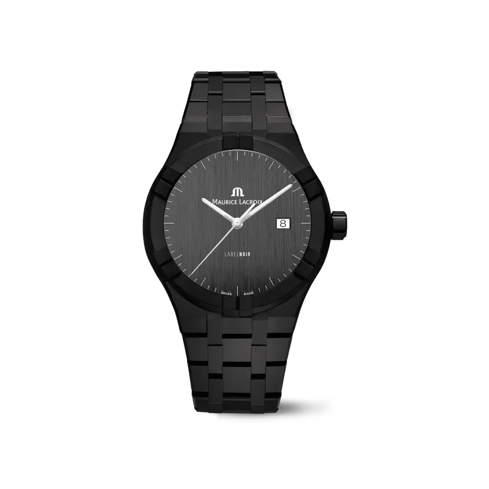 Label Noir Aikon Automatic 42MM klokke keramikk hvit skive