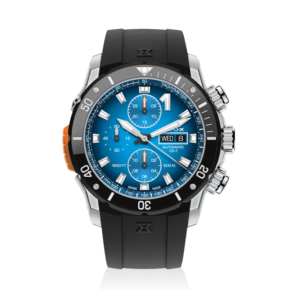 Edox CO-1 Chronograph Automatic herreklokke kronograf
