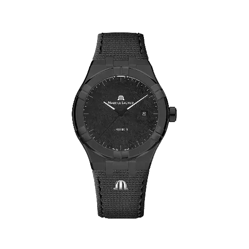 Label Noir Aikon Automatic 42MM klokke sort tekstil