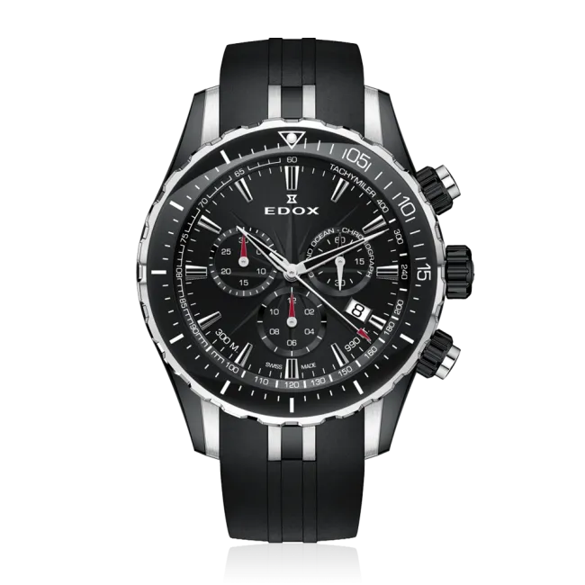Edox Grand Ocean Chronograph herreklokke kronograf