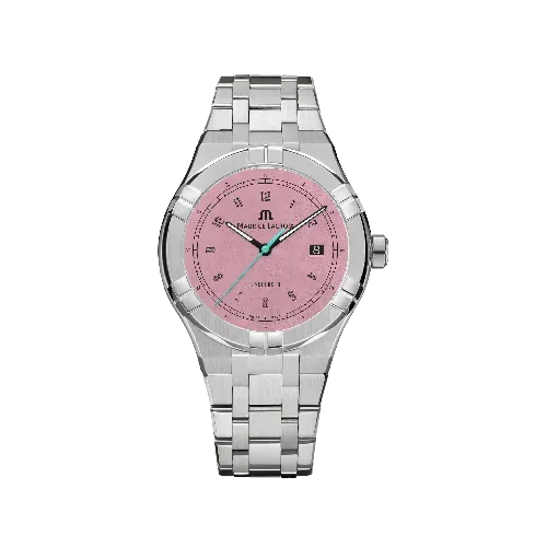 Label Noir Aikon Automatic 42MM klokke stål rosa