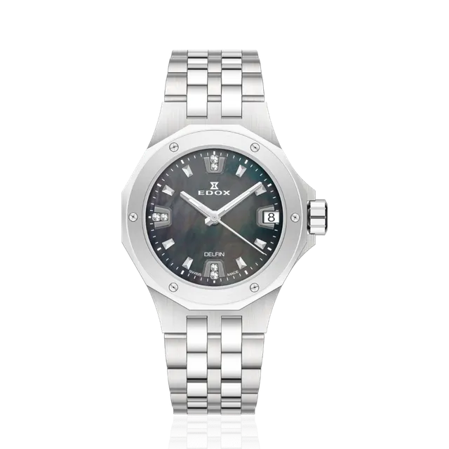 Edox Date Lady dameklokke med datovindu