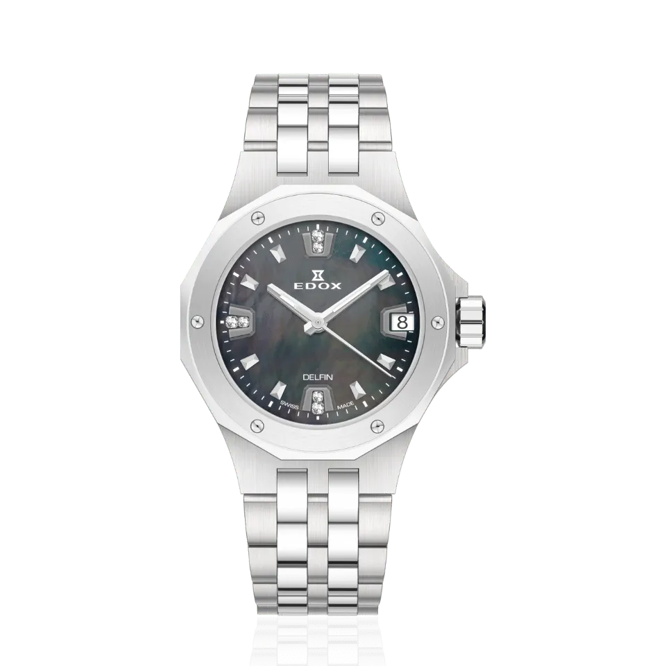 Edox Date Lady dameklokke med datovindu
