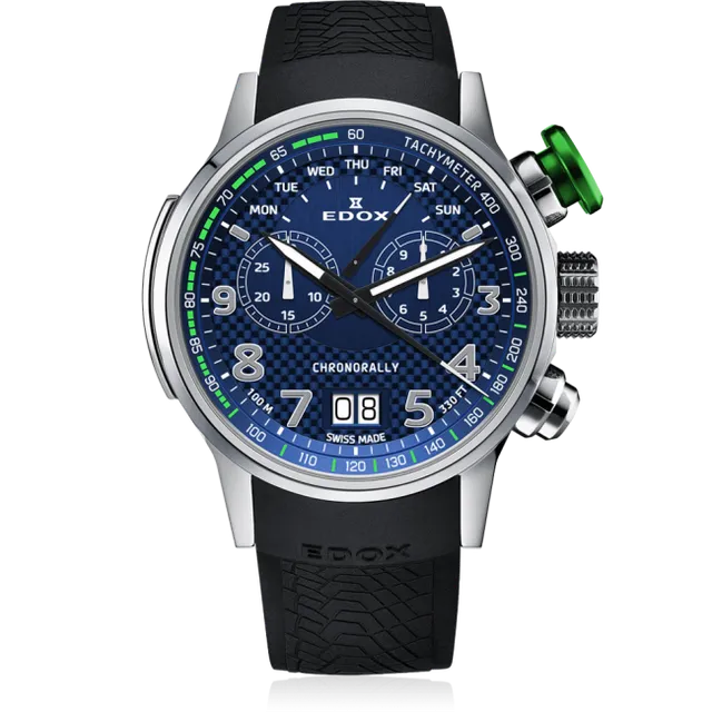 Edox Chronorally Chronograph herreklokke racing