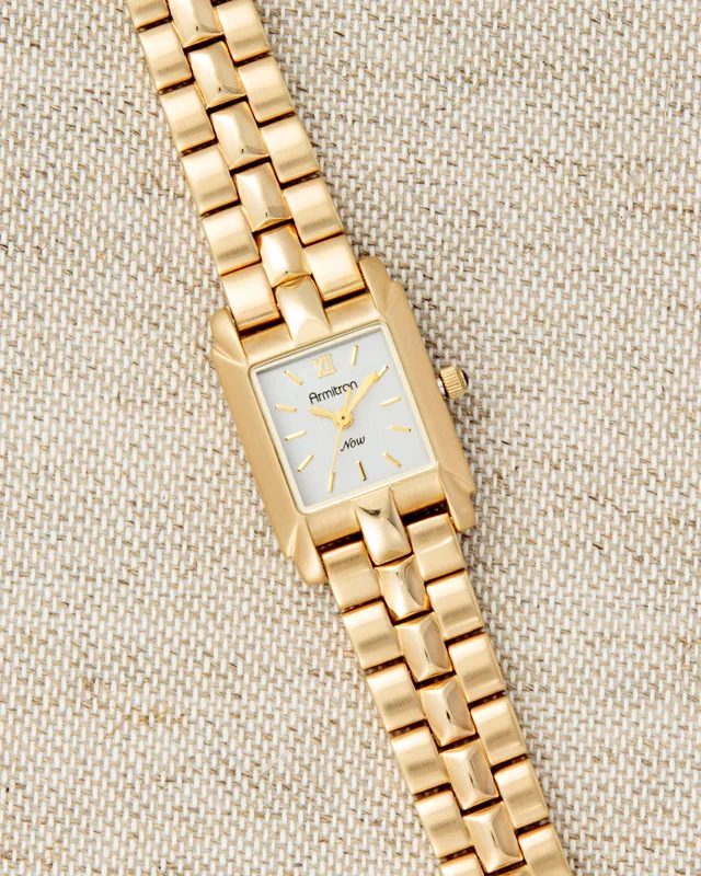Armitron Vintage3521 dameklokke gull vintage