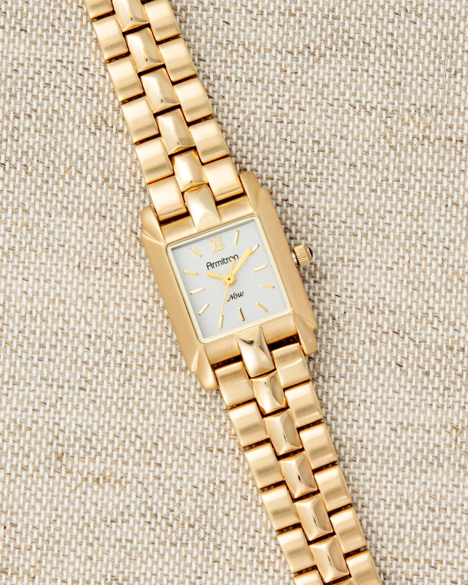 Armitron Vintage3521 dameklokke gull vintage