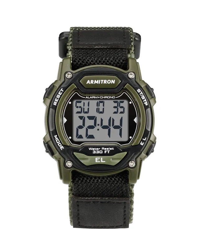 Armitron Sport 45/7004DGN digitalklokke grønn nylon