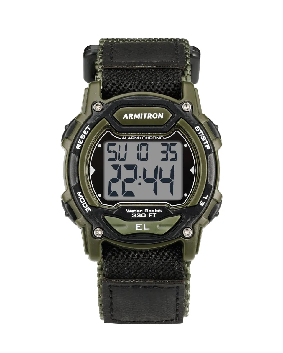 Armitron Sport 45/7004DGN digitalklokke grønn nylon