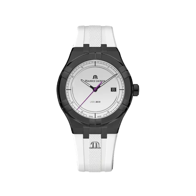Label Noir Aikon Automatic 42MM klokke PVD hvit microgroove