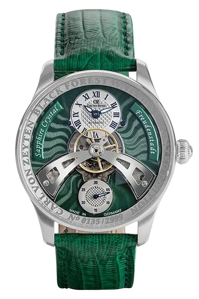 Carl von Zeyten Freudenstadt CVZ0043GRS armbåndsur grønn automatisk