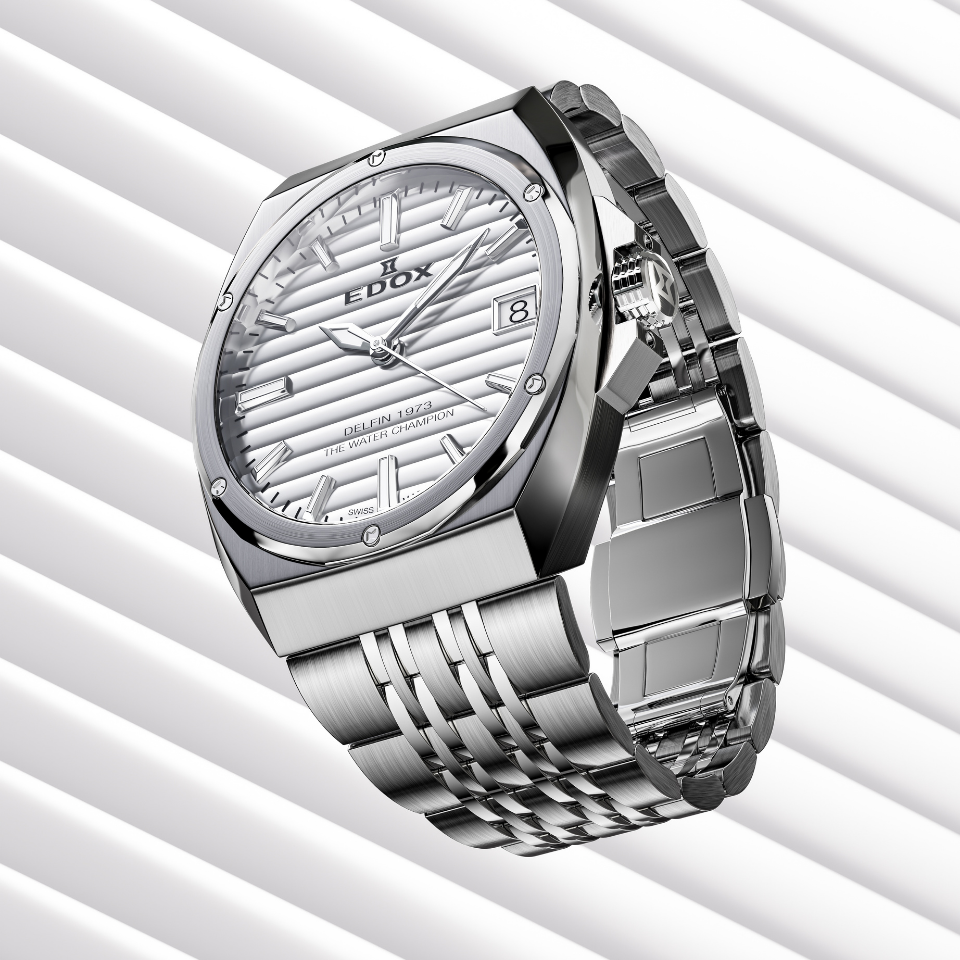 Edox 1973 Date Ladies dameklokke dato