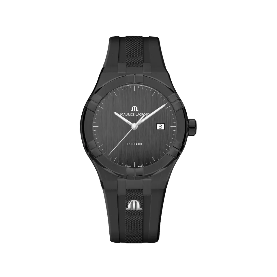 Label Noir Aikon Automatic 42MM klokke PVD hvit gummi