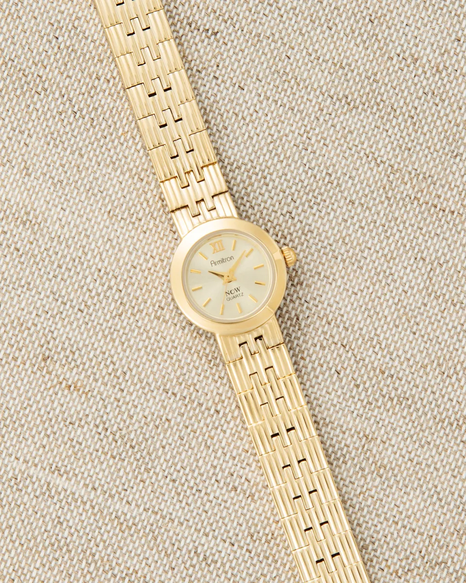 Armitron Vintage1860 Gold-tone dameklokke vintage