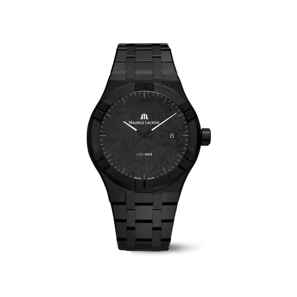 Label Noir Aikon Automatic 42MM klokke svart keramikk