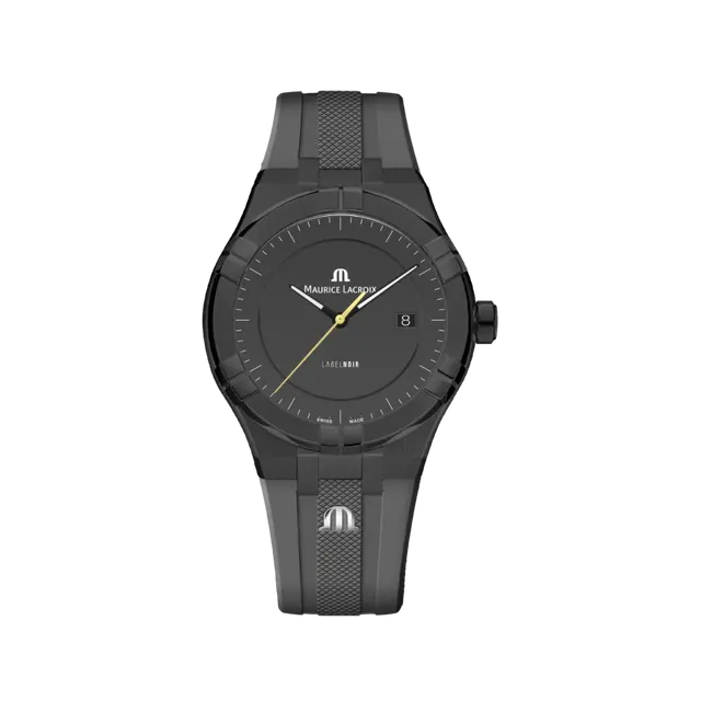 Label Noir Aikon Automatic 42MM herreklokke grå gummi