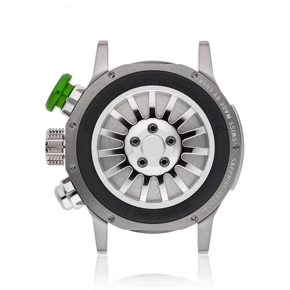 Edox Chronorally Chronograph 45 herreklokke