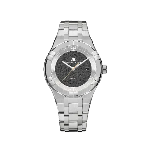 Label Noir Aikon Automatic 42MM klokke svart sunray stål