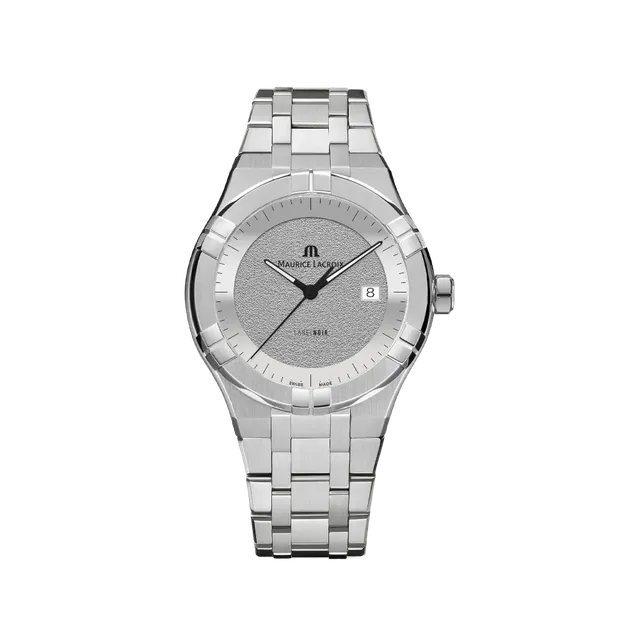 Label Noir Aikon Automatic 42MM klokke stål hvit sunray