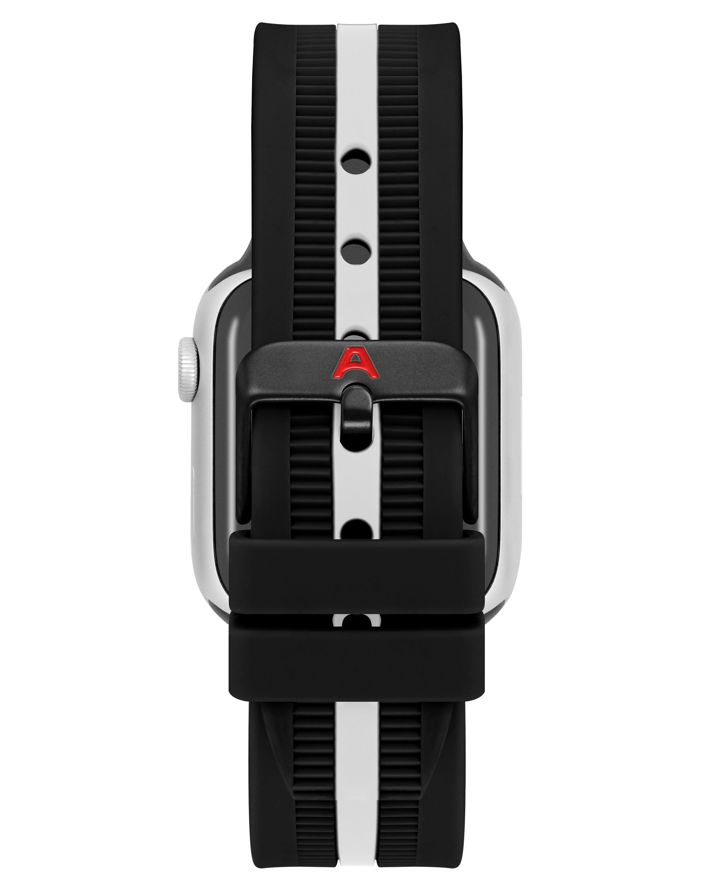 Armitron Racer klokkereim Apple Watch svart/hvit