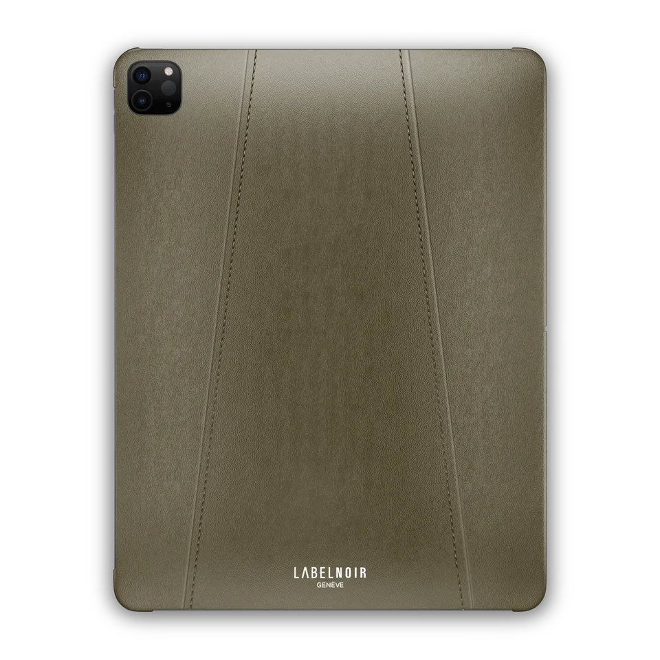 Label Noir iPad Pro 12,9 deksel skinn svart 5. gen